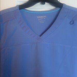 Scrubstar Light Blue Scrub Top